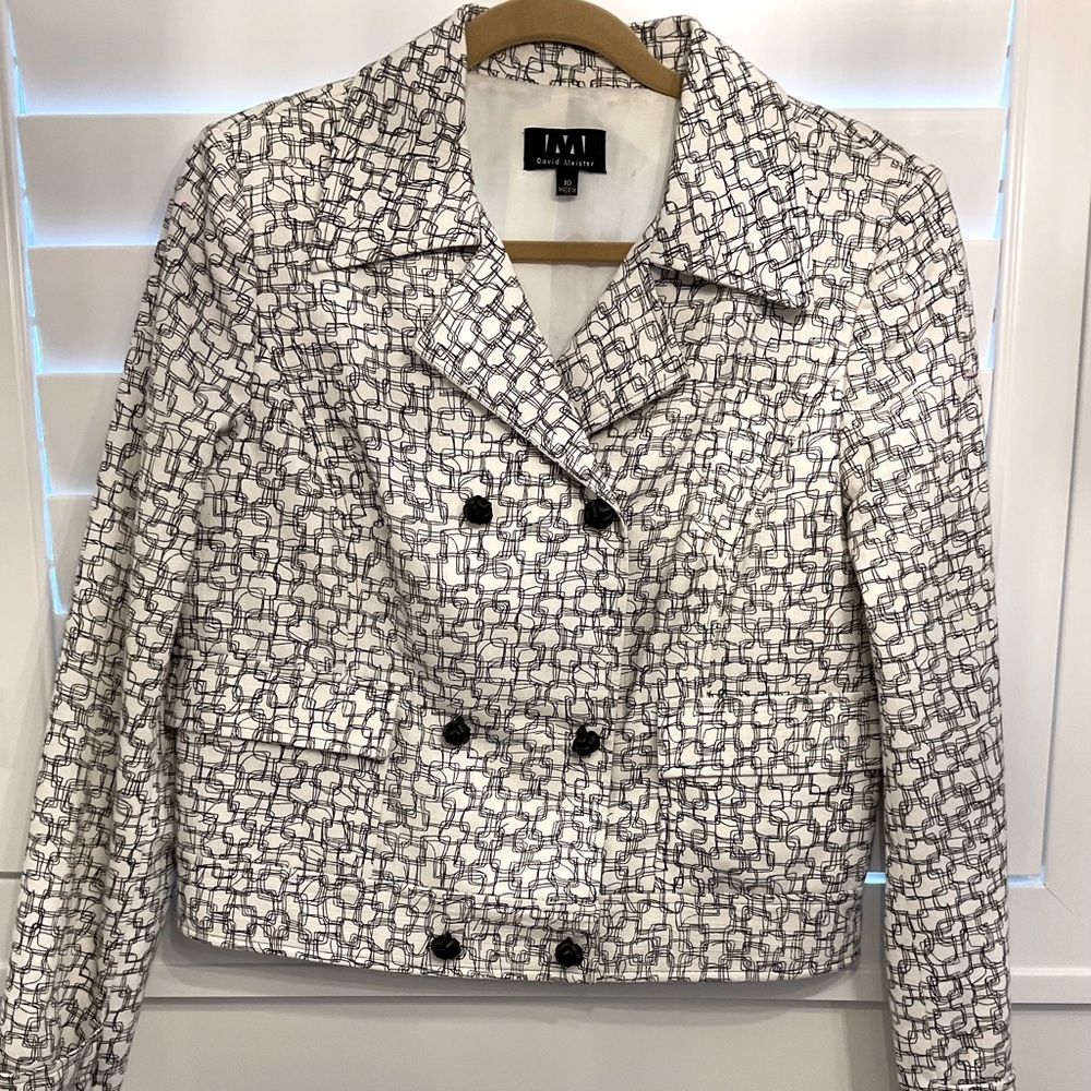 David Meister women’s cropped jacket